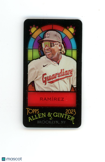 2023 Topps Allen & Ginter José Ramírez #366 Stained Glass