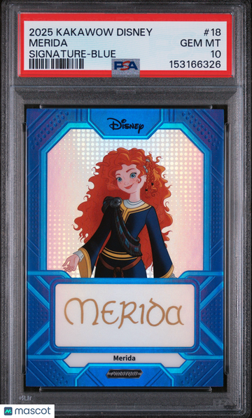 2025 Kakawow Phantom Disney Signature Merida #18 PSA 10
