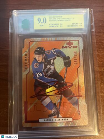 2020-21 Upper Deck MVP Nathan MacKinnon #3 MNT 9