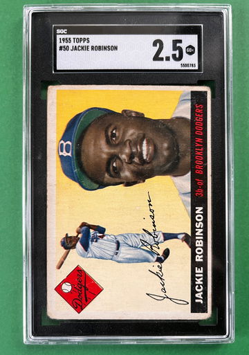 1955 Topps Jackie Robinson SGC 2.5