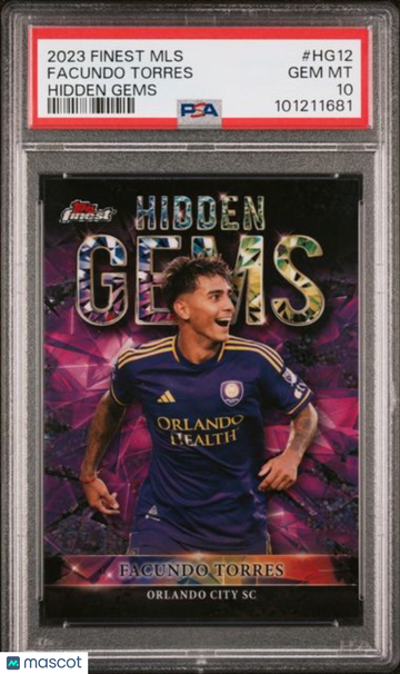 2023 Topps Finest MLS Hidden Gems Facundo Torres #HG12 PSA 10