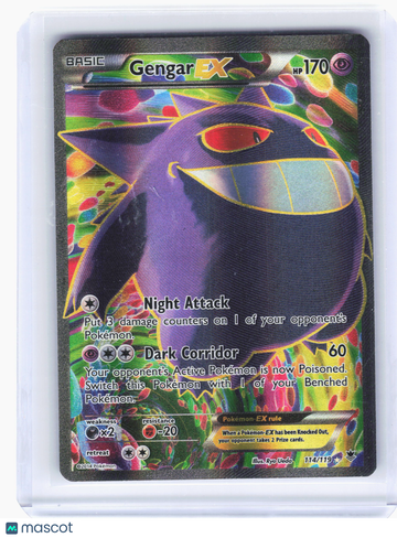 Phantom Forces Gengar EX Holo Ultra Rare [Moderately Played] #114/119