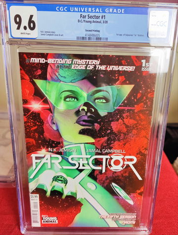 Far Sector #1 - CGC 9.6 - Second Print - 1st Appearance of Sojourner "Jo" Mullein