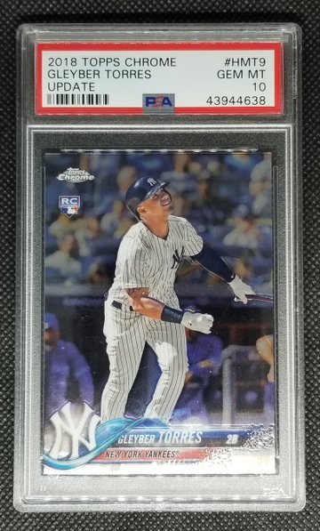 2018 Topps Chrome Gleyber Torres Update RC
