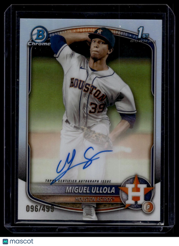 2025 Bowman Chrome Miguel Ullola #CPA-MU Prospect Autographs Refractor SN AU