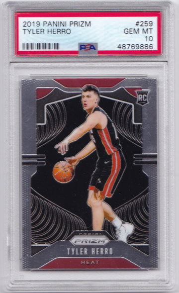 Tyler Herro 2019 Prizm PSA 10 