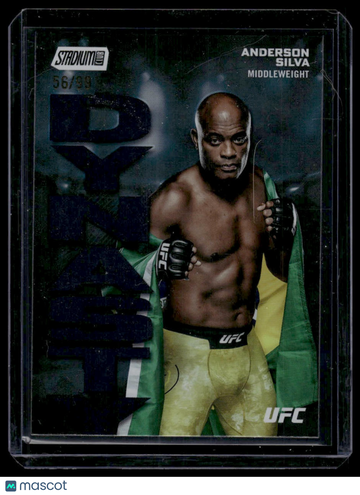 2025 Topps Stadium Club UFC Dynasty Anderson Silva #DD-15 Black /99
