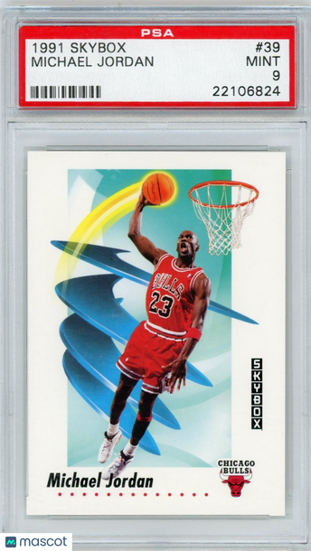 1991 Skybox Michael Jordan #39 PSA 9