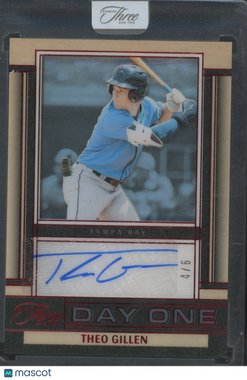 2025 Panini Three and Two Baseball Theo Gillen #DOA-TGN Day One Auto /6