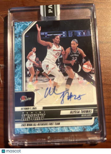 2025 Panini Instant WNBA Alyssa Thomas #322 Water Parallel/Variety Exclusive