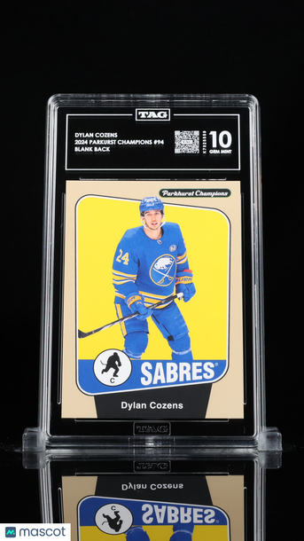 2024 Parkurst Champions Dylan Cozens #94 Blank Back TAG 10
