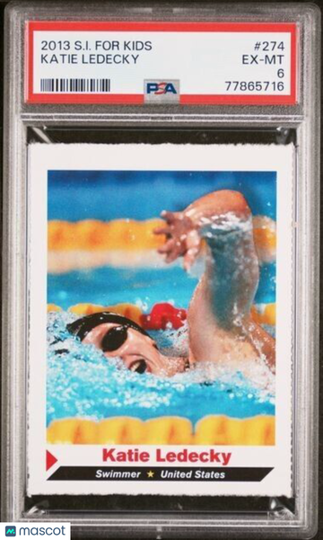 2013 SI For Kids Katie Ledecky #274 Rookie PSA 6