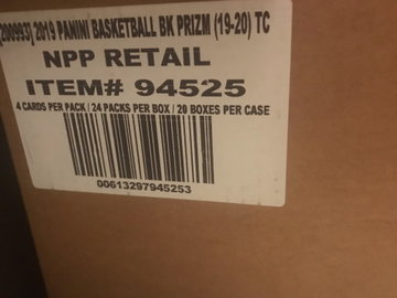 2019-20 Panini Prizm Retail Box Case (20 Boxes)