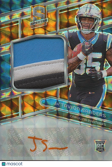 2024 Ja'Tavion Sanders Patch Rookie Panini Authentic