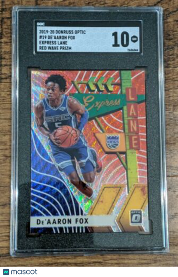 2019 De'Aaron Fox #19 SGC