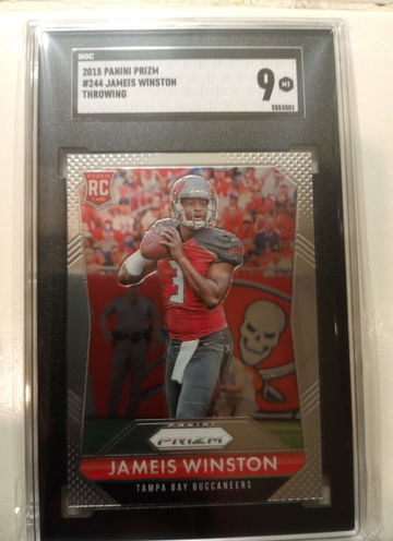 2015 Prizm James Winston Throwing RC SGC 9
