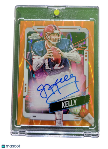 2024 Topps Cosmic Chrome Football Jim Kelly #CCA-JK Orange RayWave /25