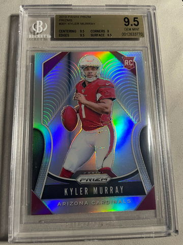 2019 PANINI PRIZM Kyler Murray #301 Silver Prizm BGS 9.5