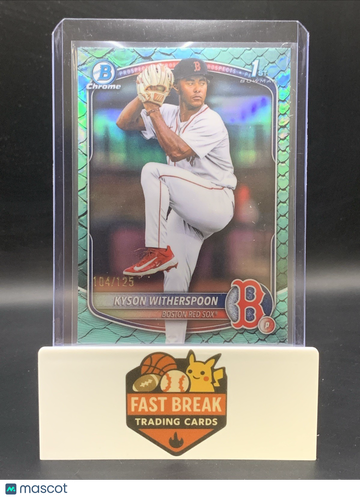 2025 Topps Kyson Witherspoon Aqua Reptilian Parallel/Variety Base Set