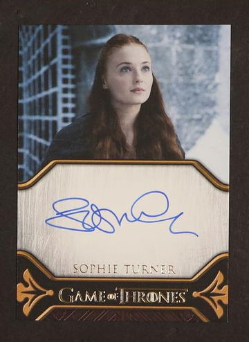 Rittenhouse Game of Thrones Sophie Turner Auto