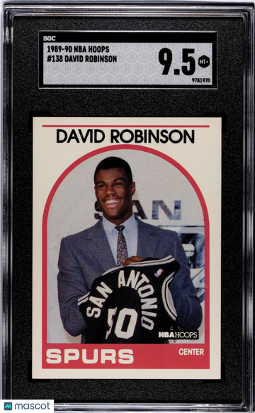 1989 Nba Hoops David Robinson #138 SGC 9.5