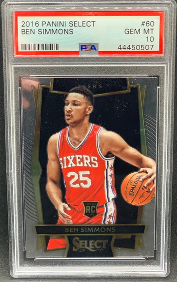 Ben Simmons 2016 Panini Select Rookie PSA 10