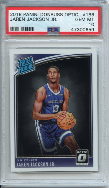Jaren Jackson Jr. Optic Rookie PSA 10