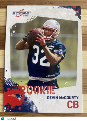 🔥2010 Score #332 Devin McCourty RC - New England Patriots Legend