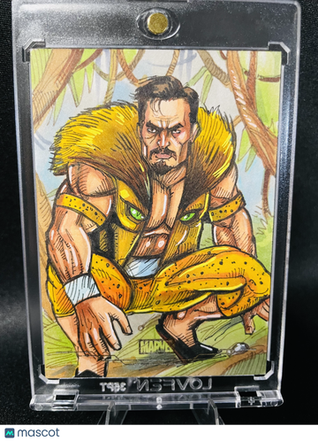 2018 Topps Marvel Sketch Cards Kraven the Hunter Hand-Drawn Sketch One-of-One #N/A