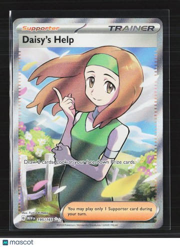 Pokemon 2023 Scarlet & Violet 151 Daisy's Help FA #195/165