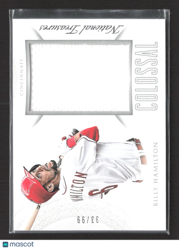 2015 Panini National Treasures Colossal Billy Hamilton #4 Memorabilia