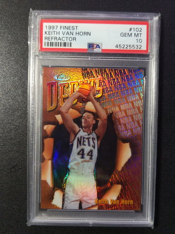  1997 Finest Refractor #102 Keith Van Horn PSA 10