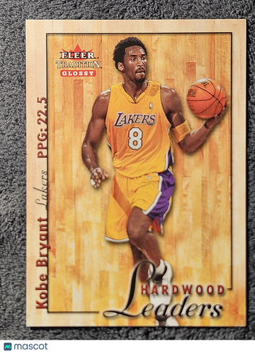 2000 Fleer Tradition Glossy Hardwood Leaders #9 Kobe Bryant