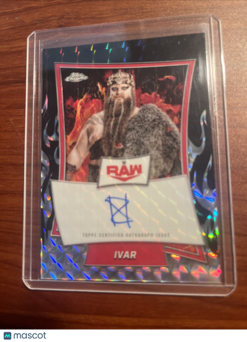 2025 Topps Chrome WWE IVAR Black Short Print Parallel/Variety Chase Topps