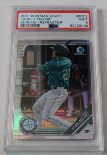 2019 Bowman Chrome Draft Jarred Kelenic refractor PSA 9