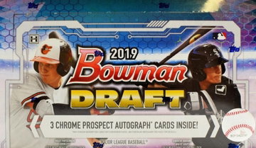2019 Bowman Draft Sealed 8 Box Hobby Case 