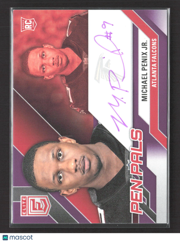 2024 Panini Donruss Elite Pen Pals Michael Penix Jr. #PAL-MPE RC