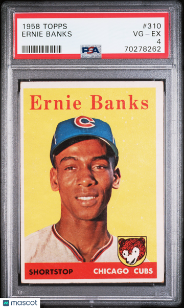 1958 Topps Ernie Banks #310 PSA 4