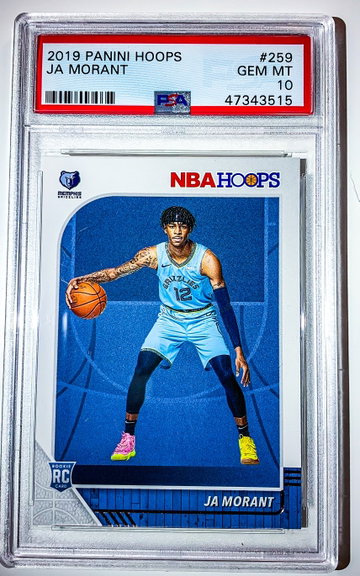 2019 Hoops Ja Morant Rookie PSA 10