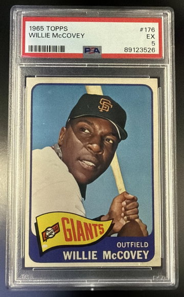 1965 Topps Willie Mccovey #176 PSA 5