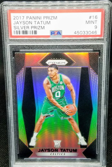 Jayson Tatum 2017 Panini Prizm Silver RC Rookie PSA 9 Mint