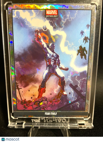 2025 Panini Marvel Anthology Thor Captain America Fear Itself 58/500 #77