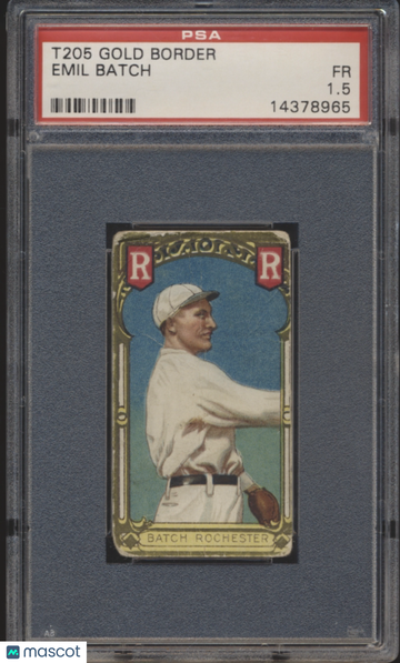 1911 T205 Gold Border Emil Batch PSA 1.5