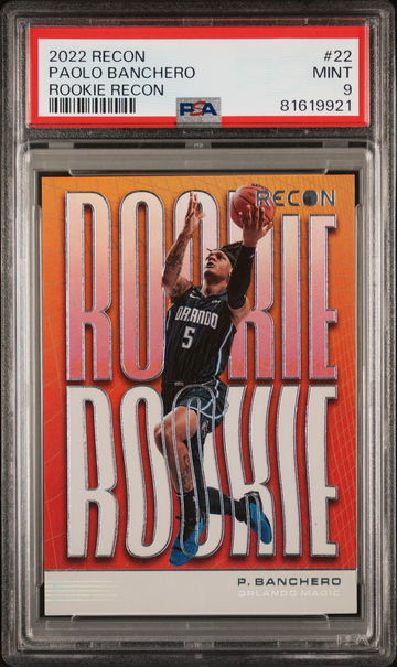 2022 Panini Recon Paolo Banchero #22 RC PSA 9