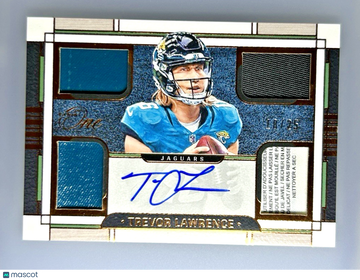 2023 Panini Trevor Lawrence #57 Laundry Tag Signature Memorabilia Football Card Panini Authentic