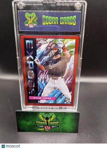2025 Topps Chrome Exposé Dylan Crews #TCE-33 /5 RC