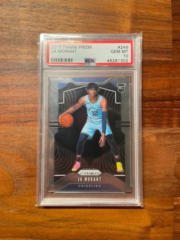 Prizm Ja Morant RC PSA 10 MVP!!!!