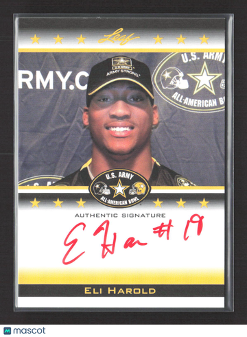 2012 Leaf U.S. Army All-American Bowl Selection Tour Eli Harold #TA-EH1 /25