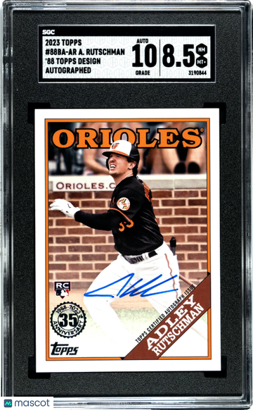 2023 Topps Adley Rutschman #88BA-AR '88, Autograph SGC 8.5 Auto 10