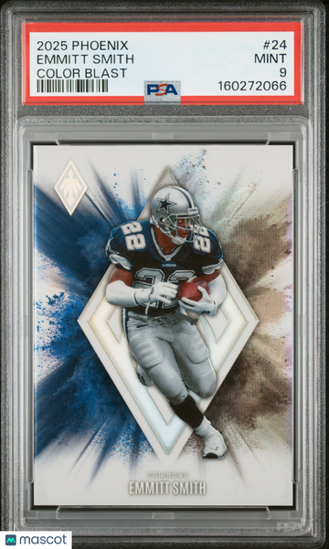 Emmitt Smith 2025 Panini Phoenix Color Blast Short Print PSA 9 #24